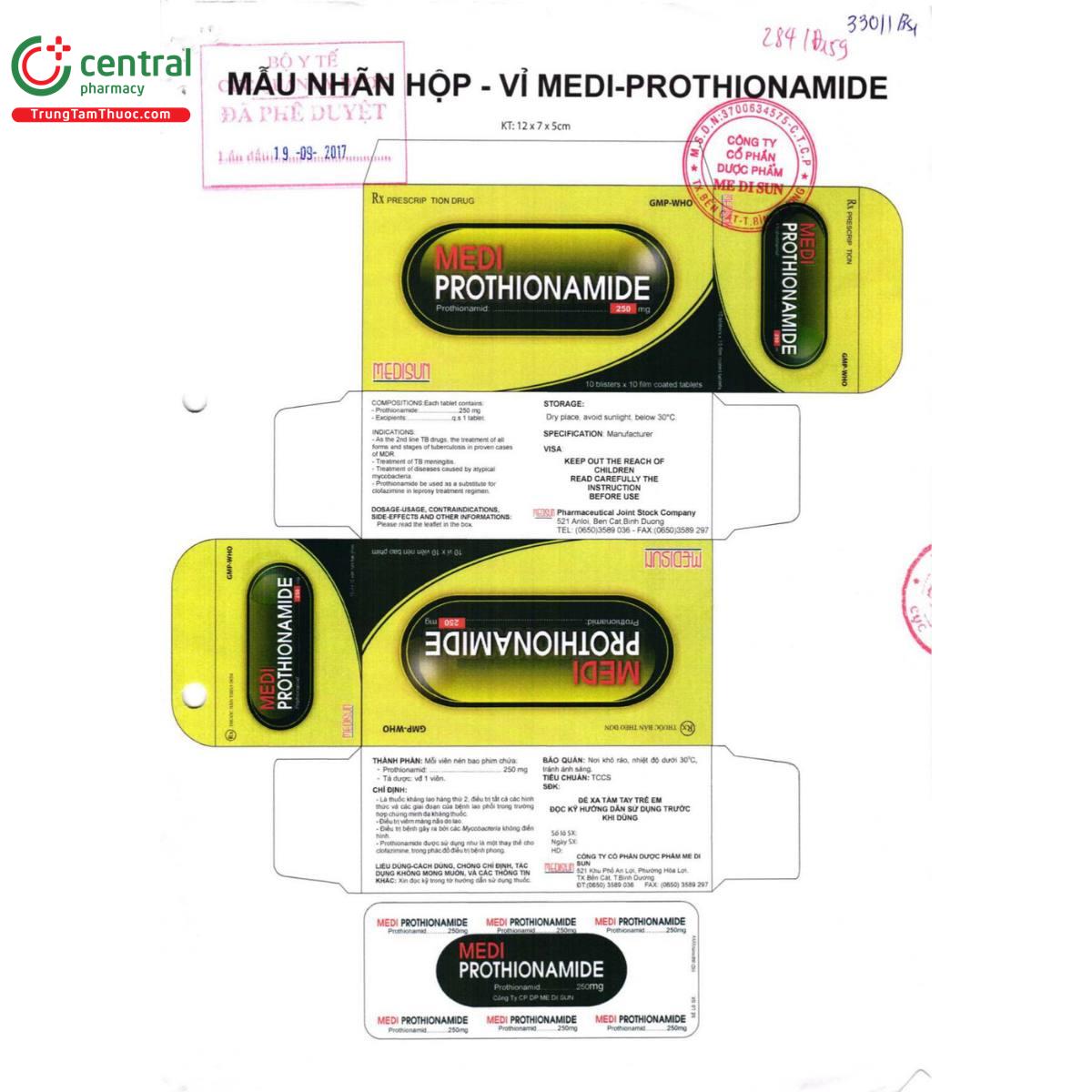 medi prothionamide 3 V8218