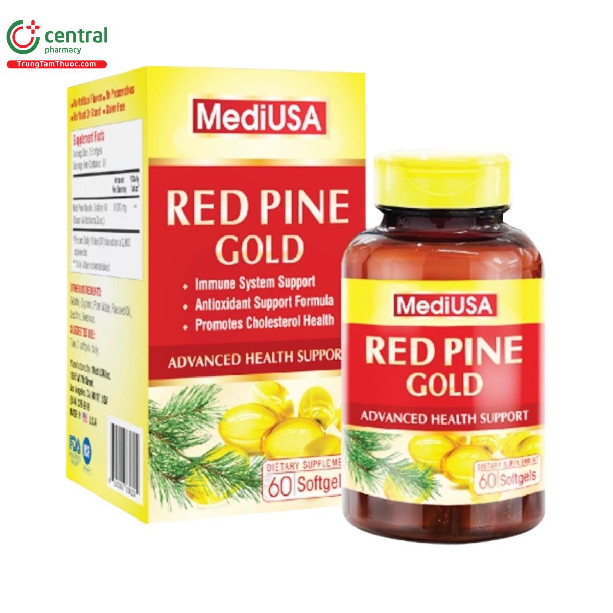 mediusa red pine gold 2 V8462