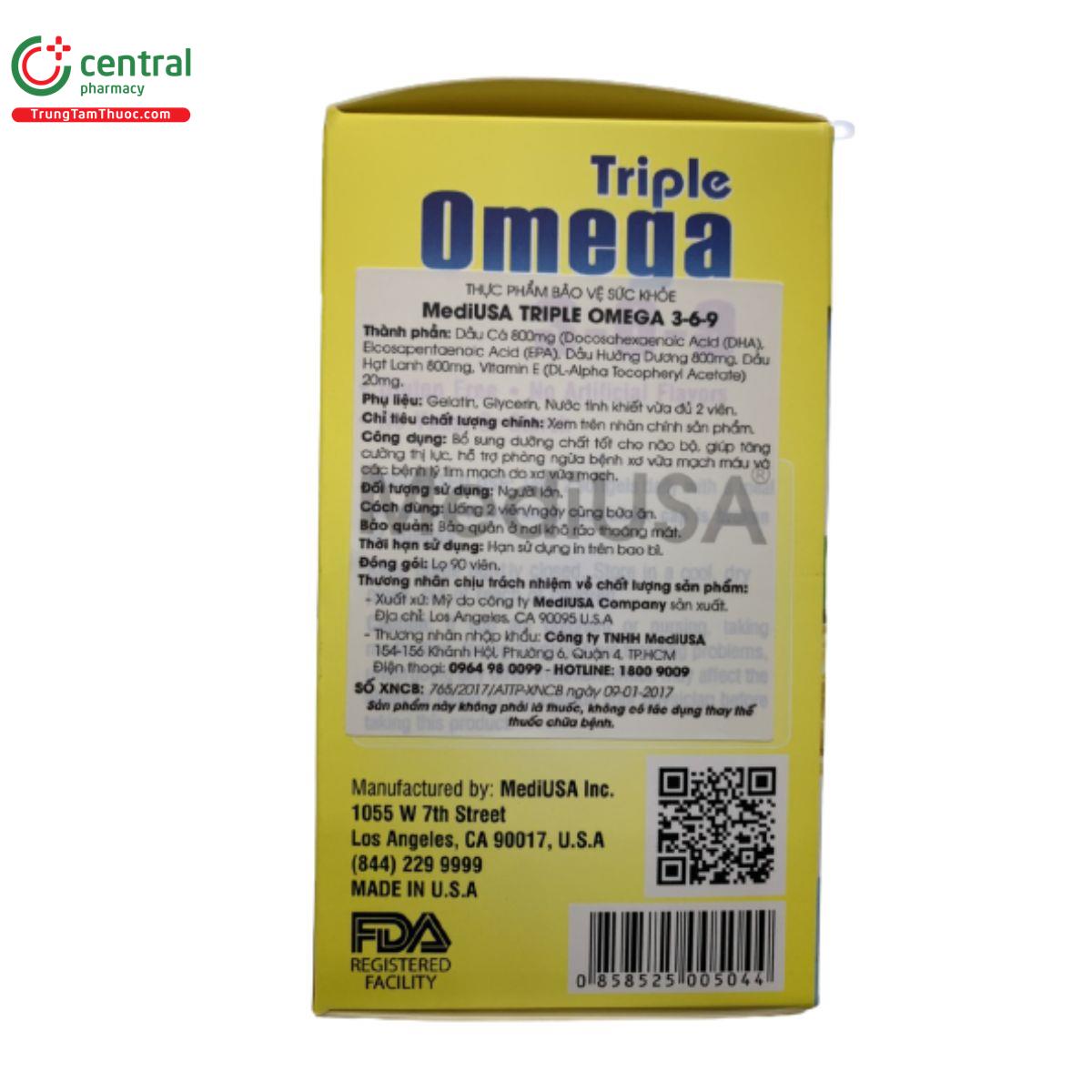 mediusa triple omega 3 6 9 3 G2254