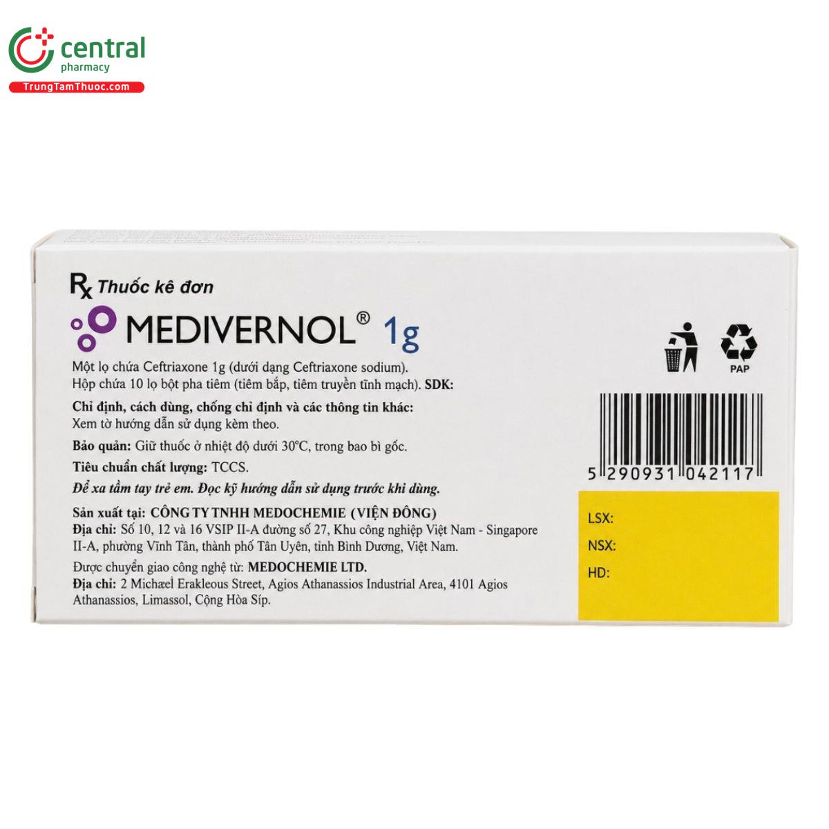 medivernol 1g 3 S7827 medivernol 1g 3 S7827