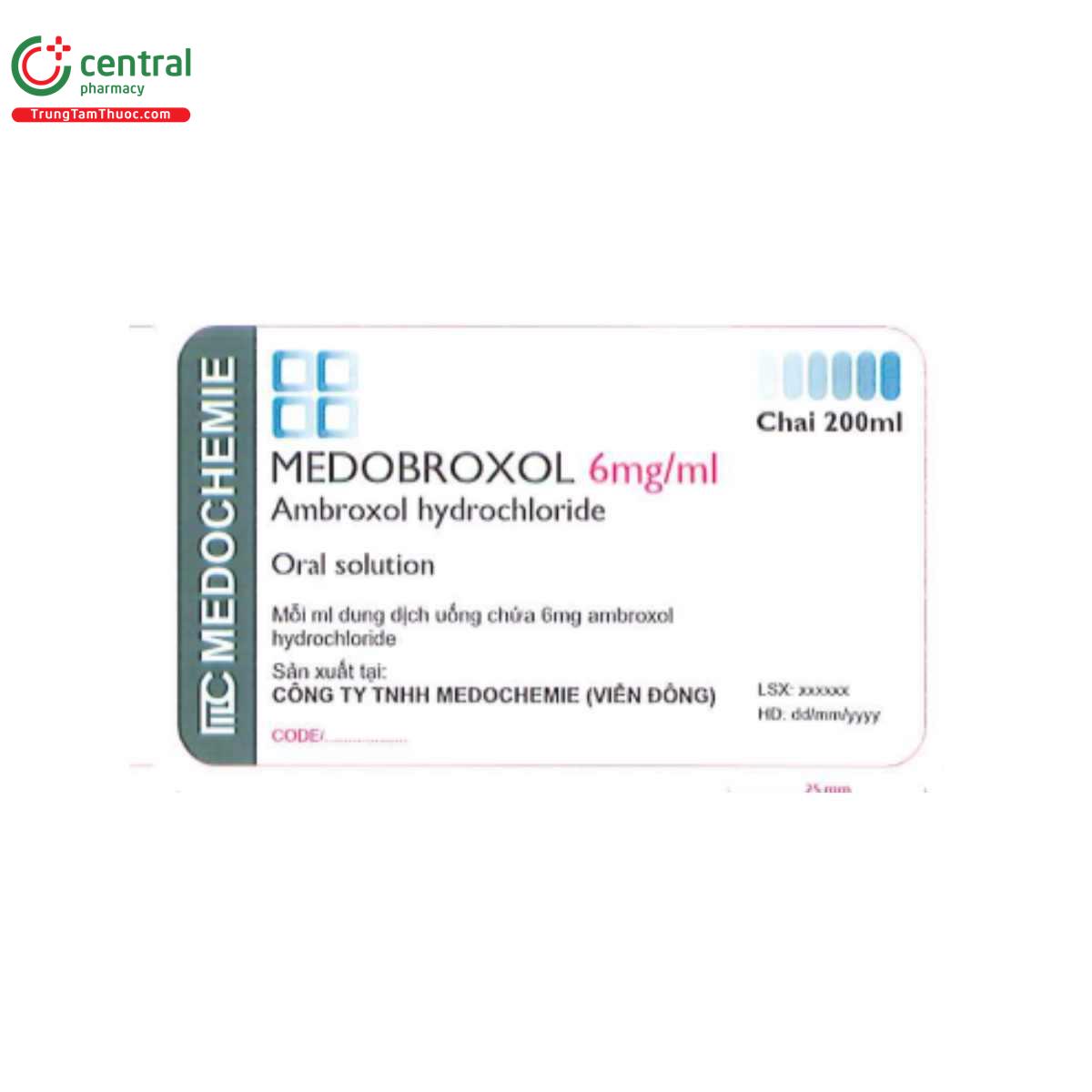 medobroxol 6mg ml 2 F2725