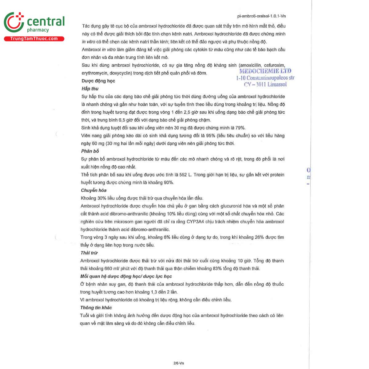 medobroxol 6mg ml 5 U8660