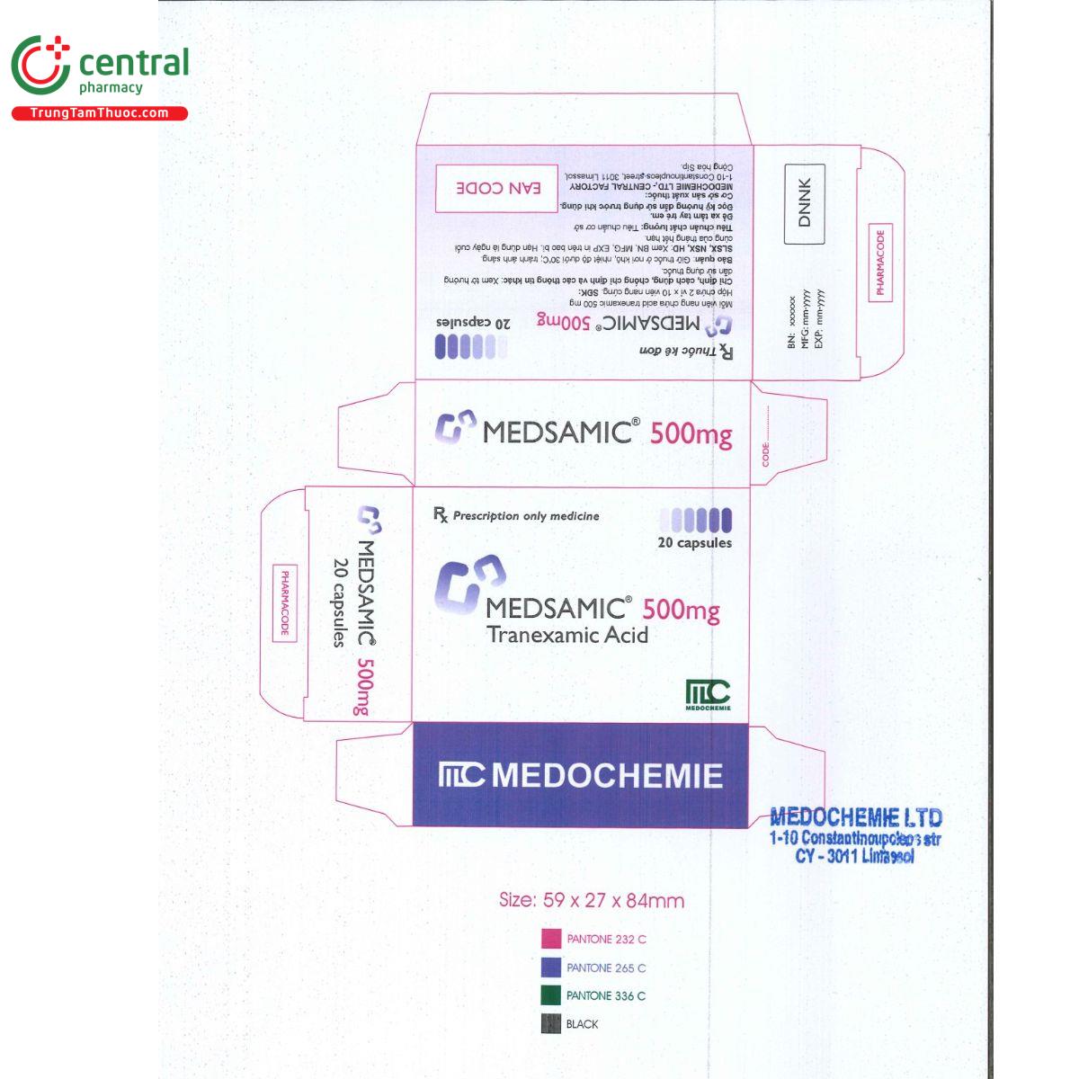 medsamic 500mg 2 L4852