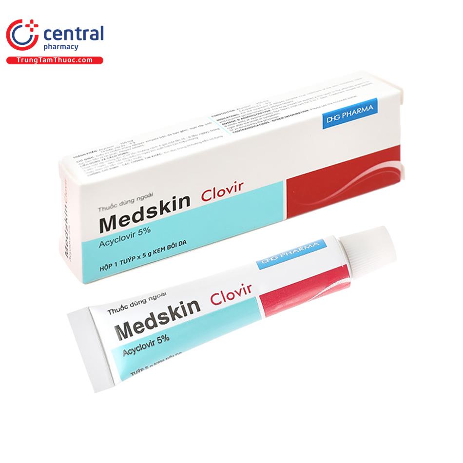 MEDSKIN CLOVIR 400MG VIÊN UỐNG HỖ TRỢ ĐIỀU TRỊ HERPES VÀ THỦY ĐẬU