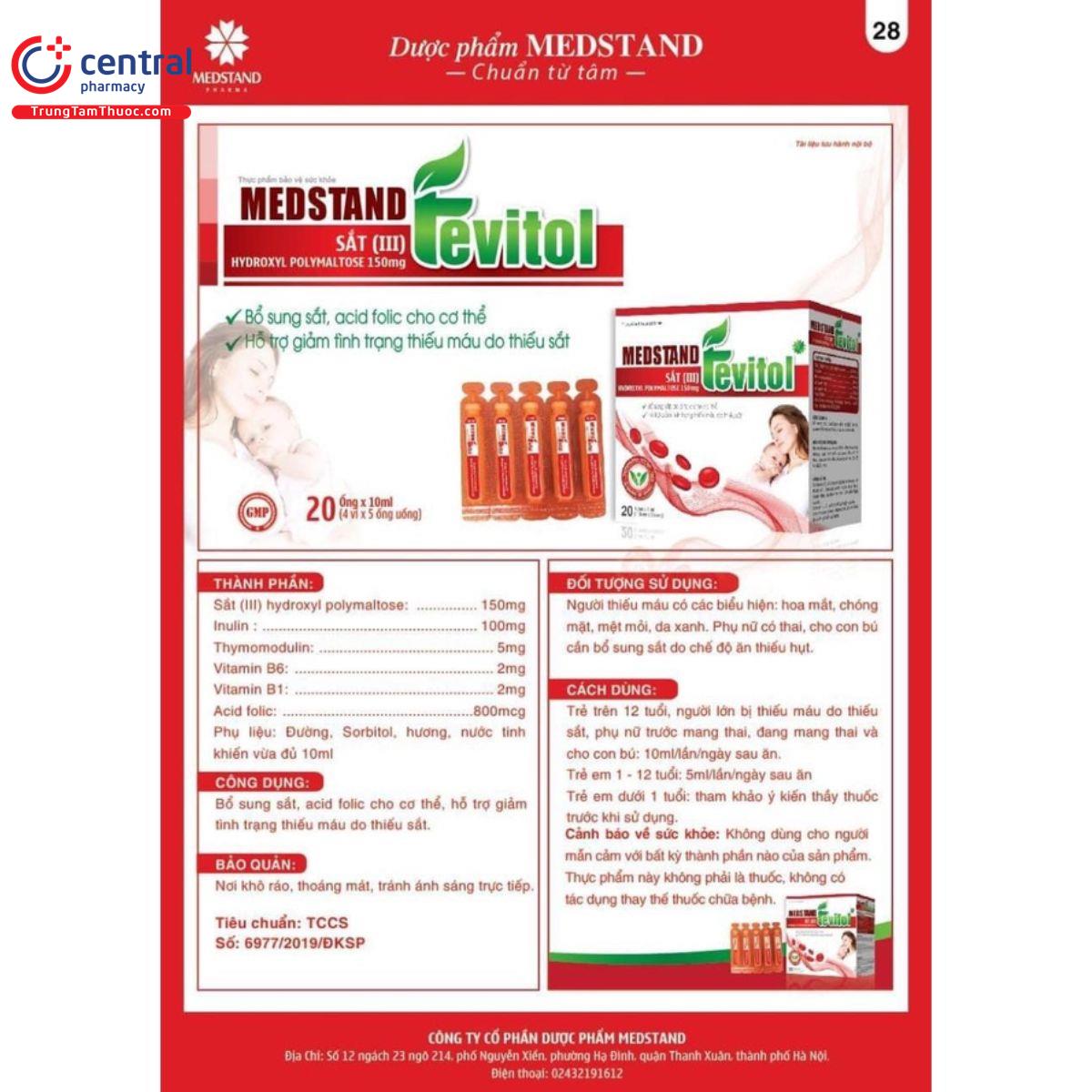 medstand fevitol 10 C1014