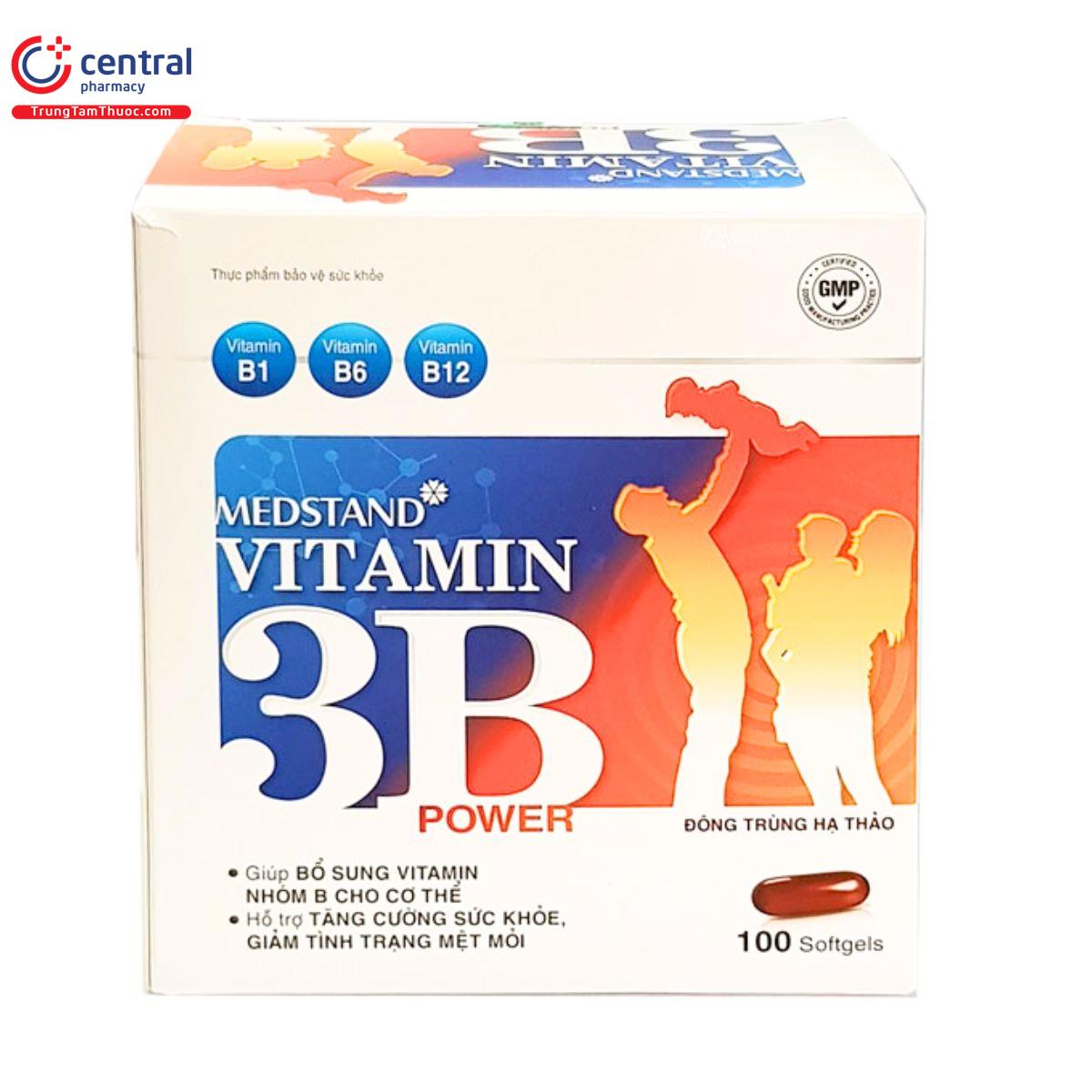 [CHÍNH HÃNG] Thuốc Medstand Vitamin 3B Power - Tăng sức đề kháng