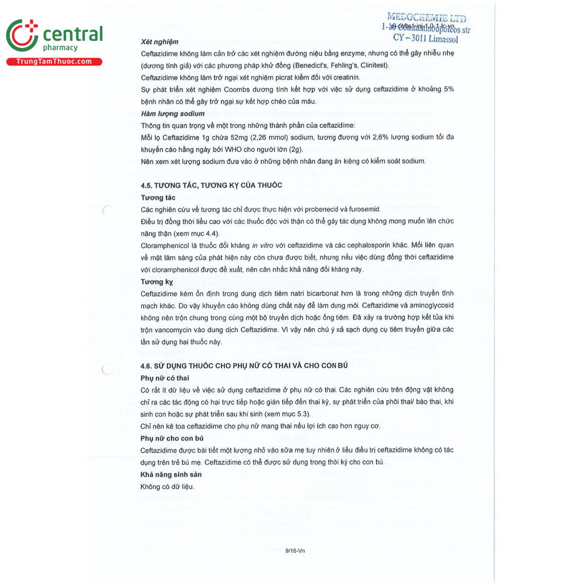 medtadime 1g 12 B0516