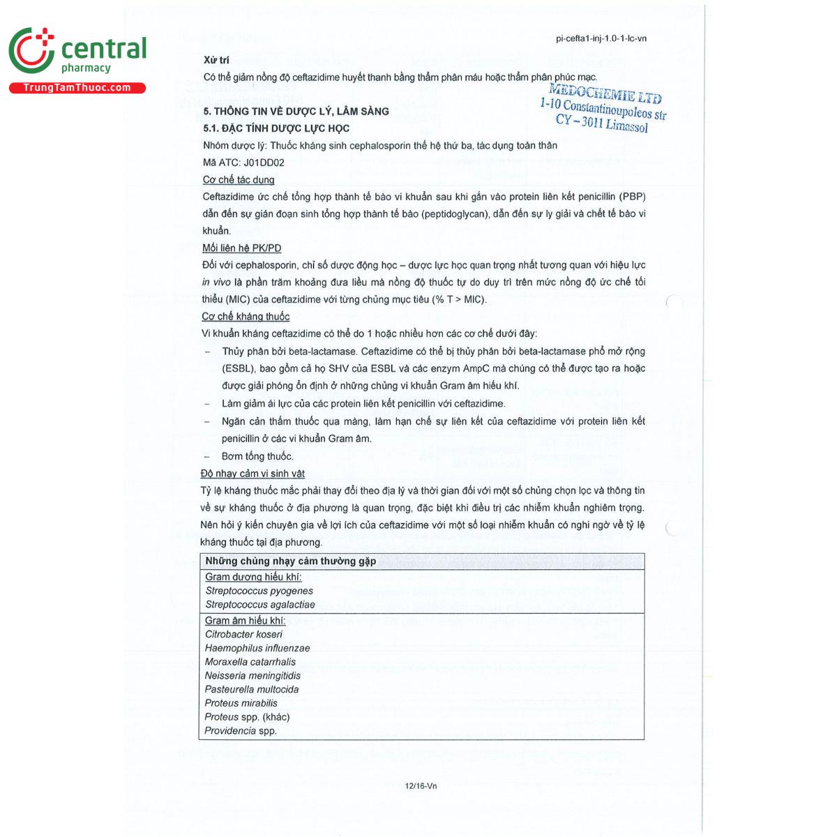 medtadime 1g 15 G2153