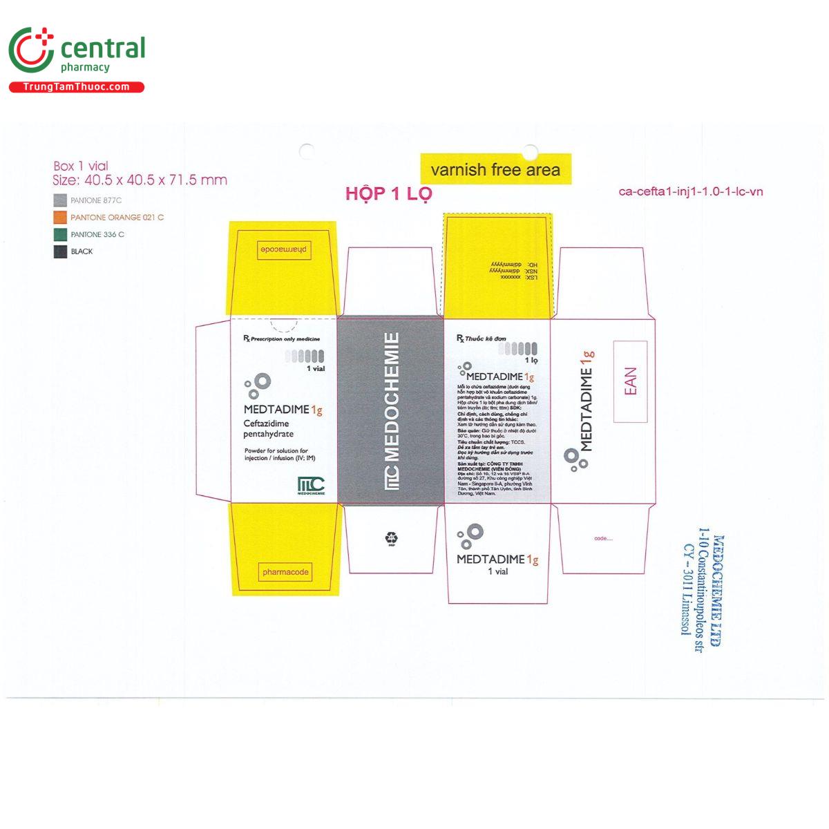 medtadime 1g 2 B0384