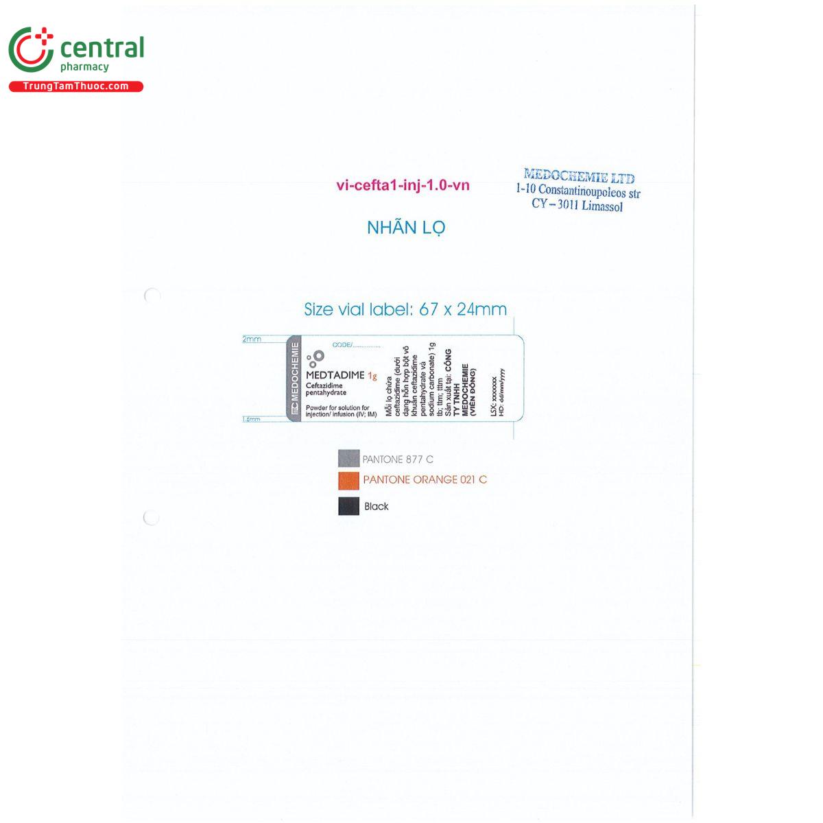 medtadime 1g 3 C1361