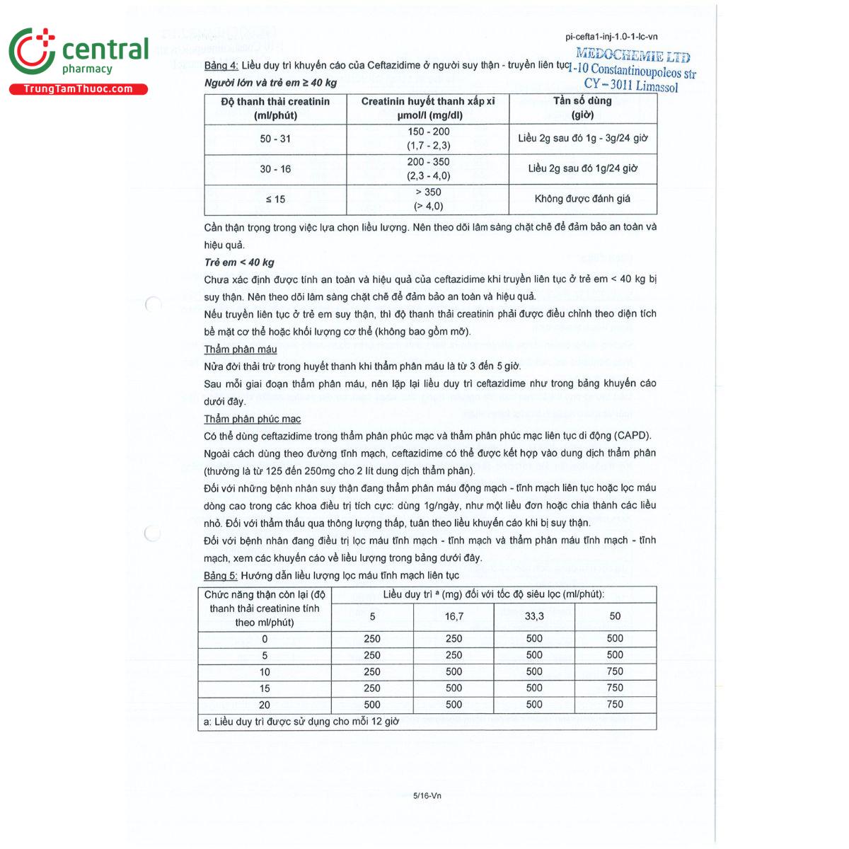 medtadime 1g 8 N5077