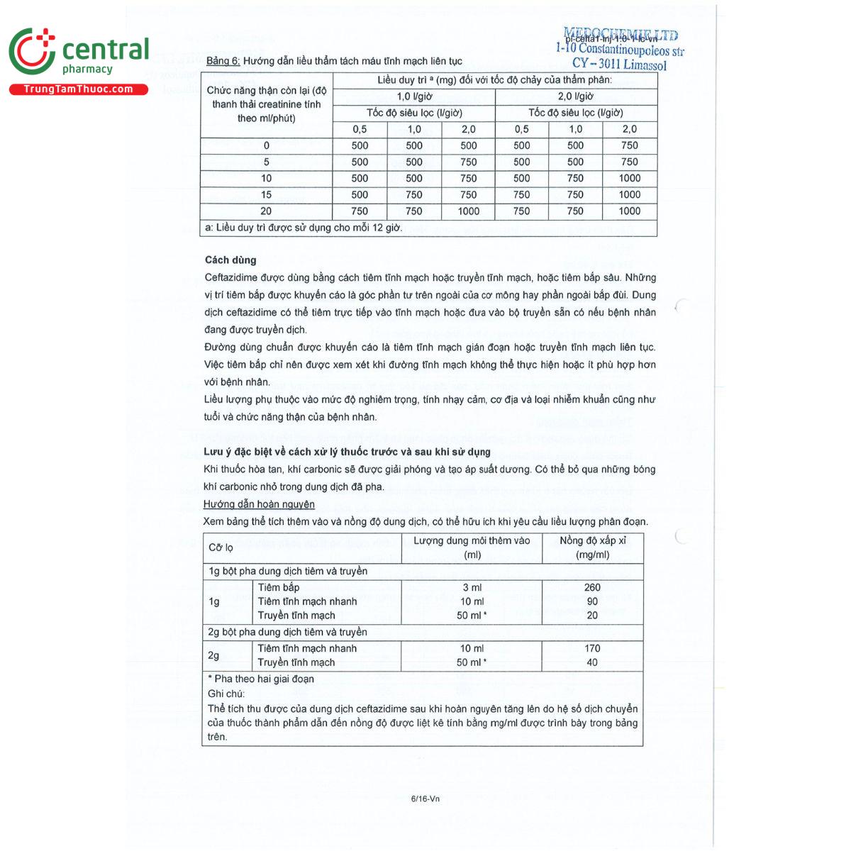 medtadime 1g 9 O6054