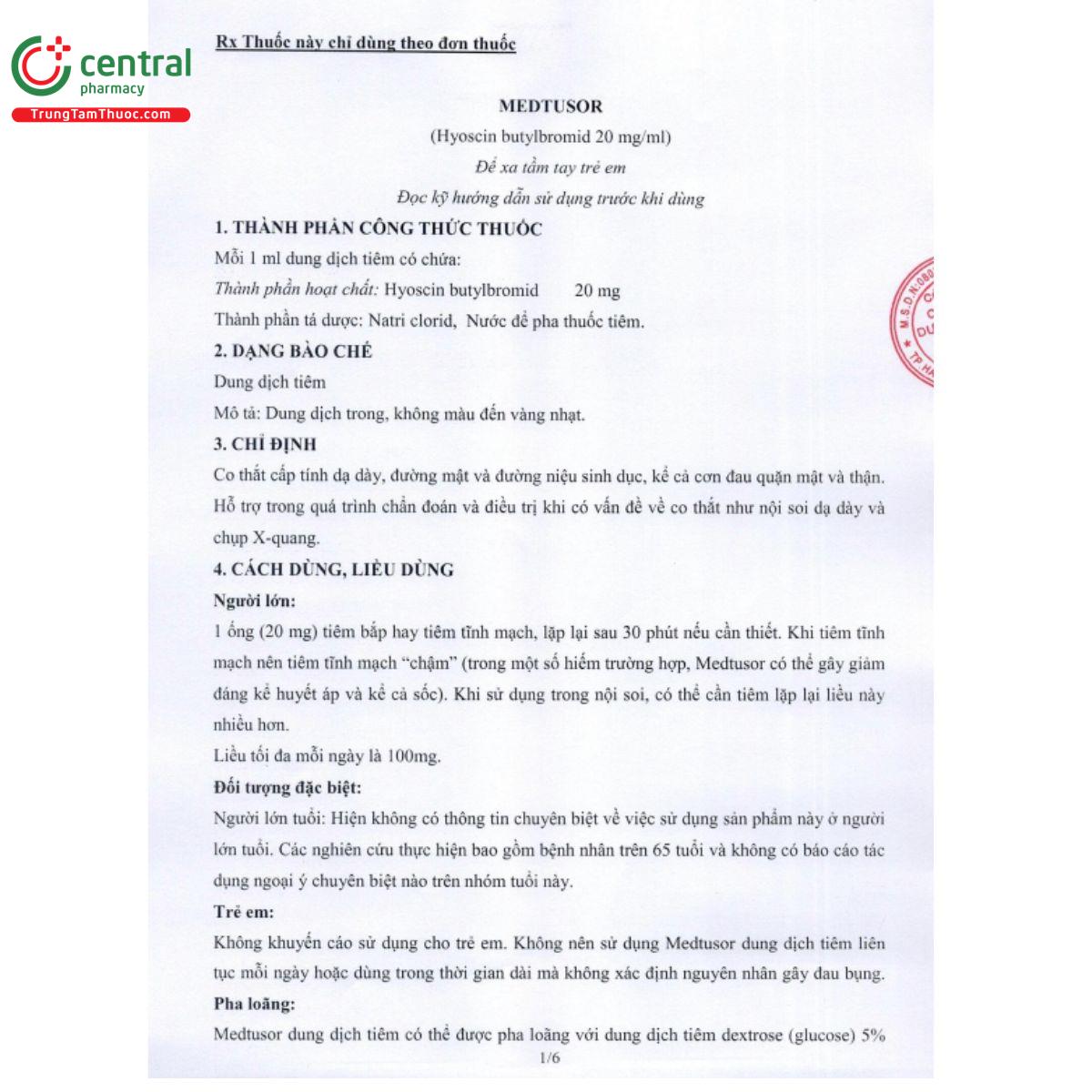 medtusor 20mg 4 H2201