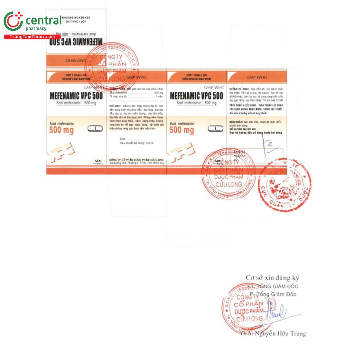 mefenamic vpc 500 2 Q6603 mefenamic vpc 500 2 Q6603