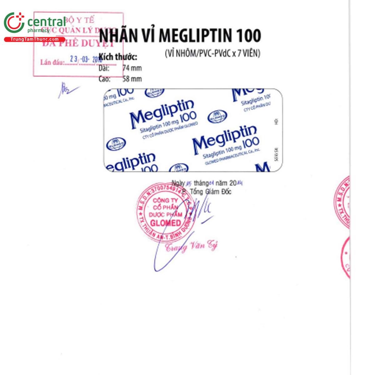 megliptin 100mg 4 R6242 megliptin 100mg 4 R6242