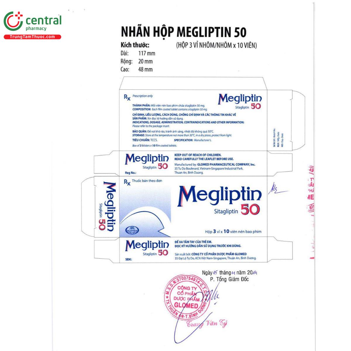 megliptin 50 5 V8302