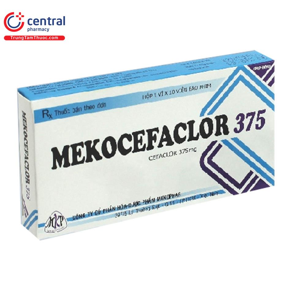 [CHÍNH HÃNG] Thuốc Mekocefaclor 375: tác dụng, chỉ định, lưu ý