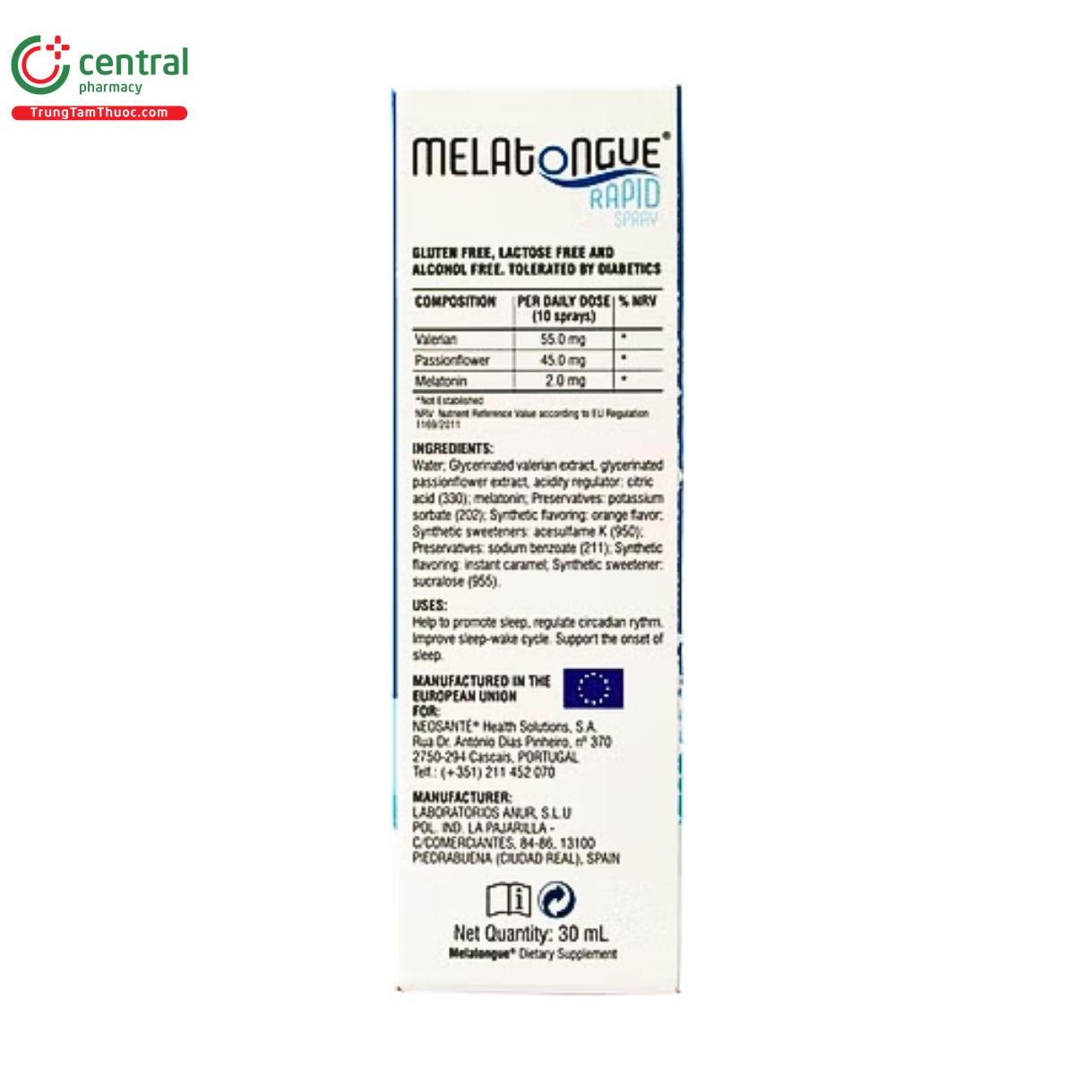 melatongue rapid spray 5 Q6372 melatongue rapid spray 5 Q6372