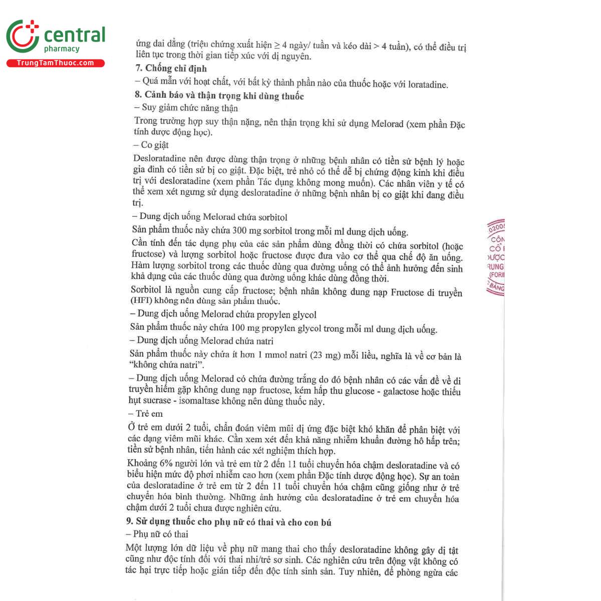 melorad 05mg ml 4 H3187