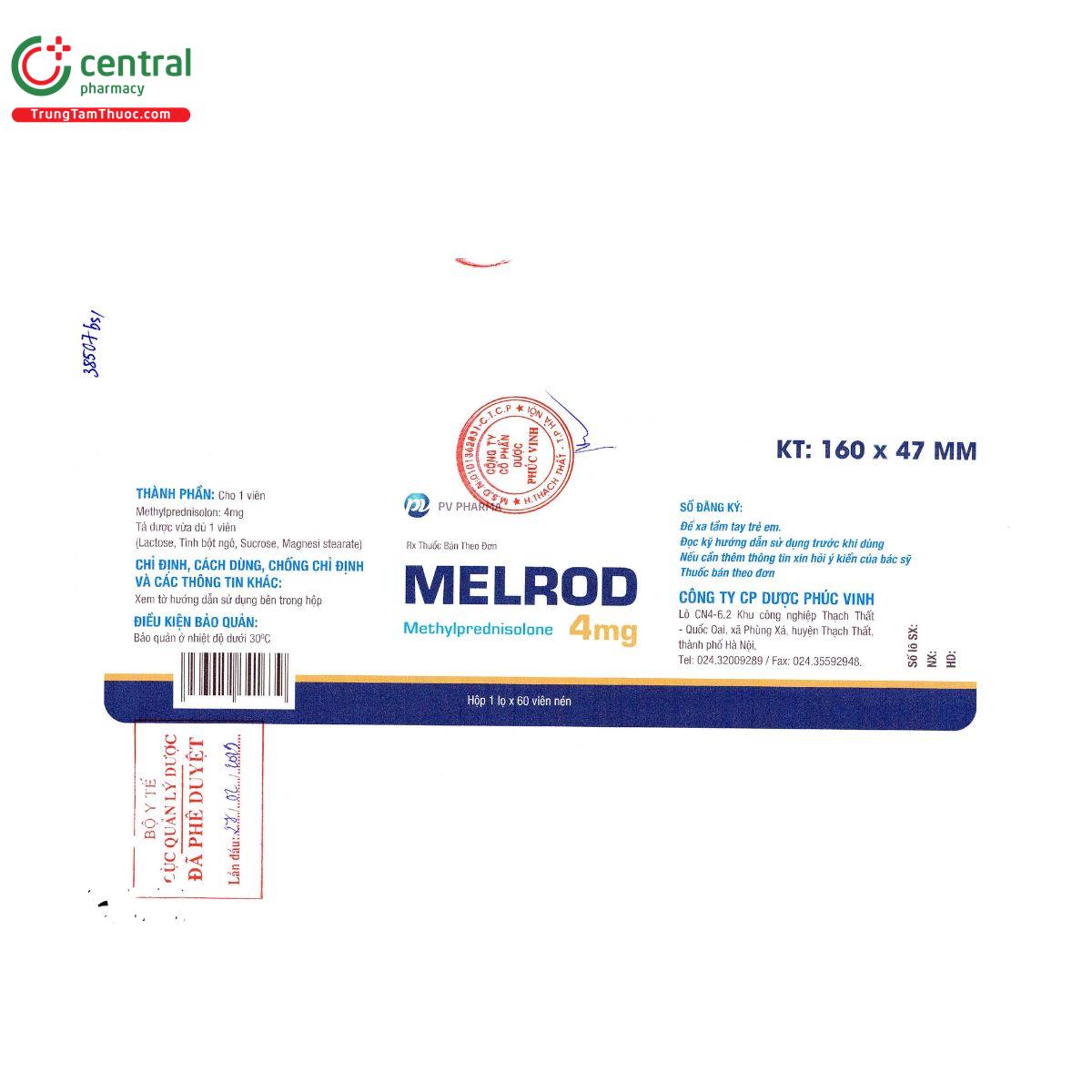 melrod 4mg pv pharma 2 E1540