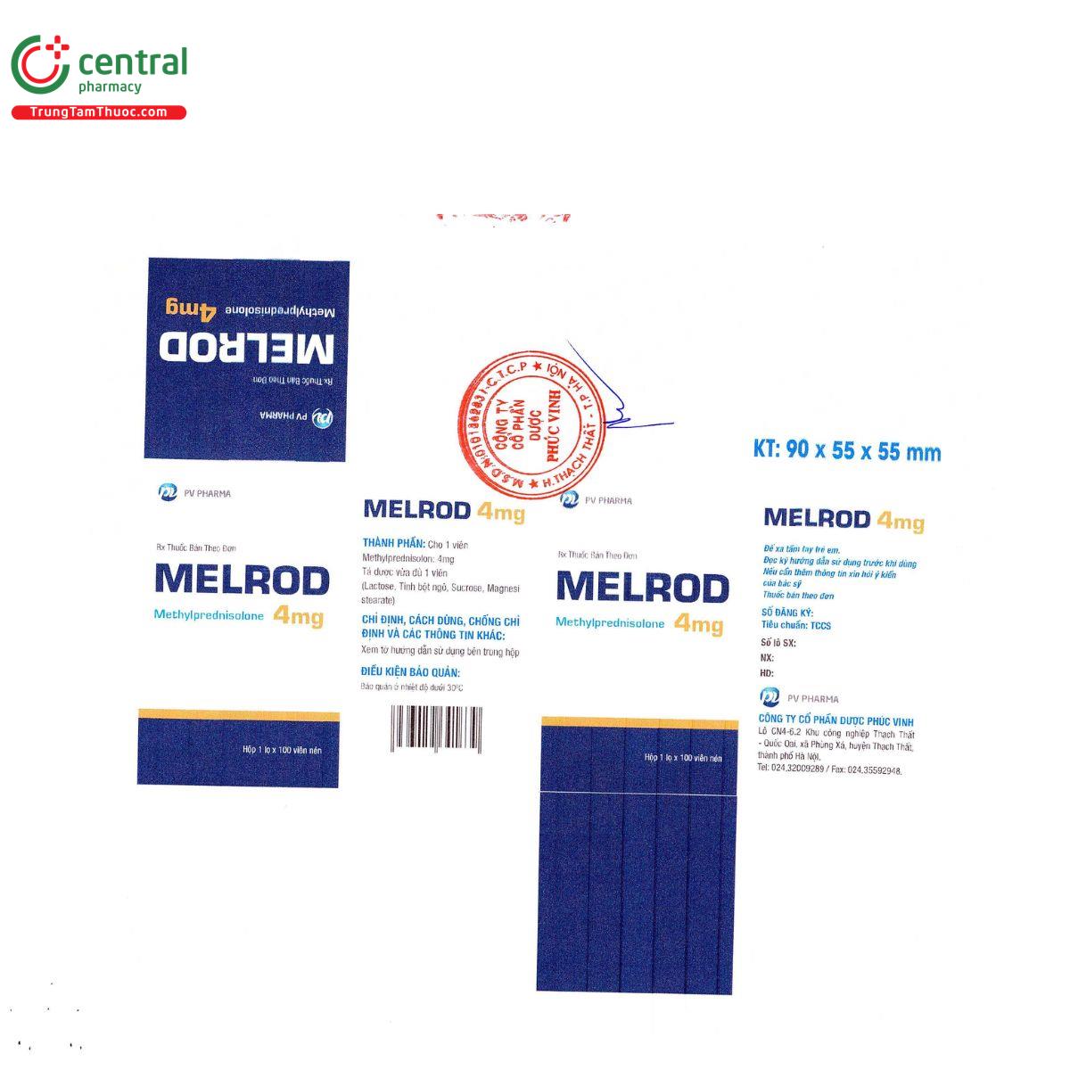 melrod 4mg pv pharma 5 A0660