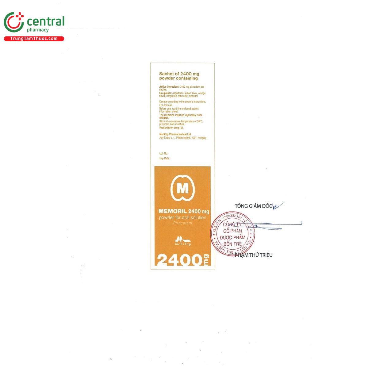 memoril 2400mg 1 I3327 memoril 2400mg 1 I3327