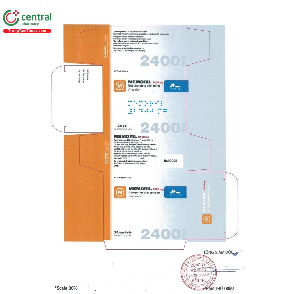 memoril 2400mg G2322 memoril 2400mg G2322