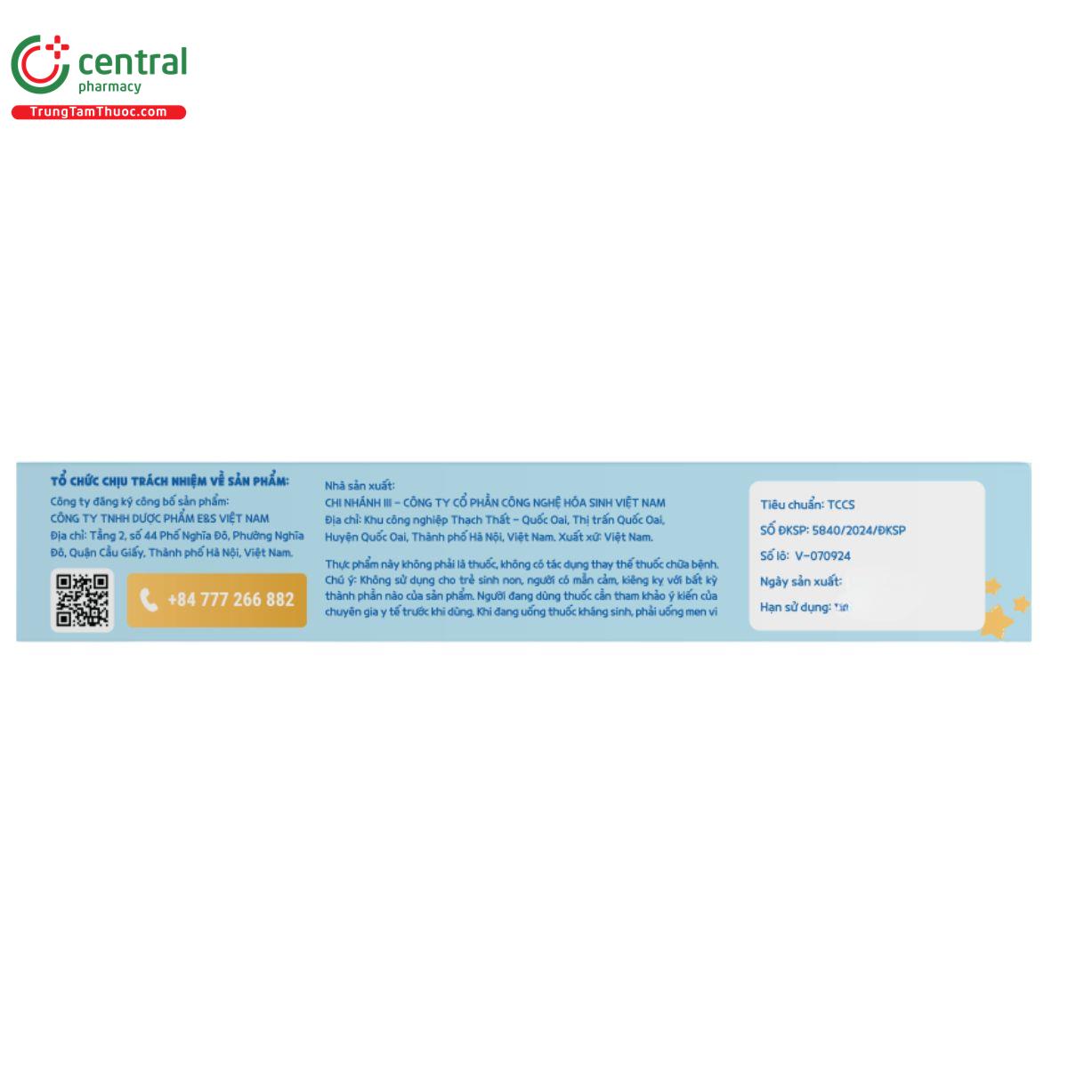 men vi sinh bibi bio 6 H3014