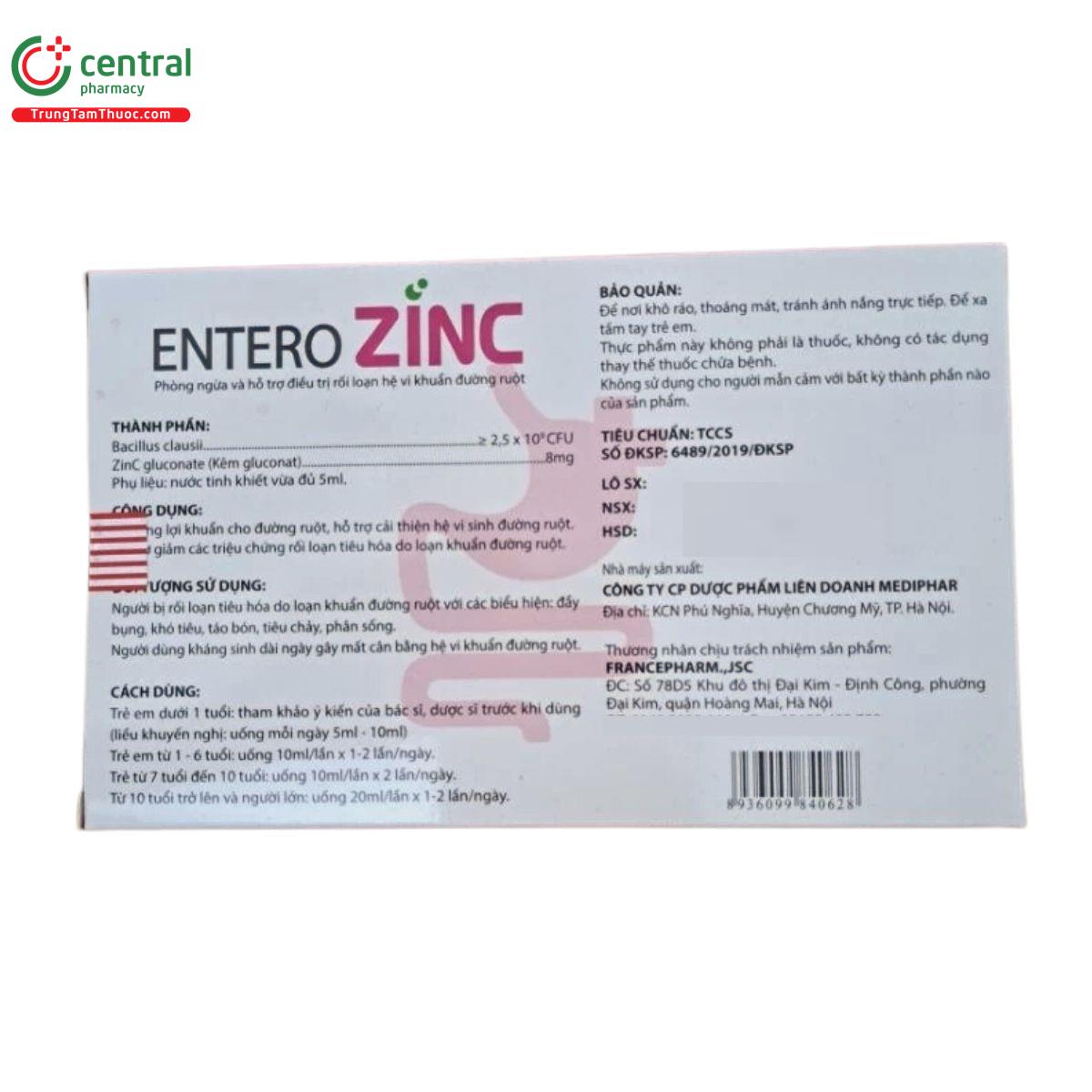 men vi sinh entero zinc 6 B0430