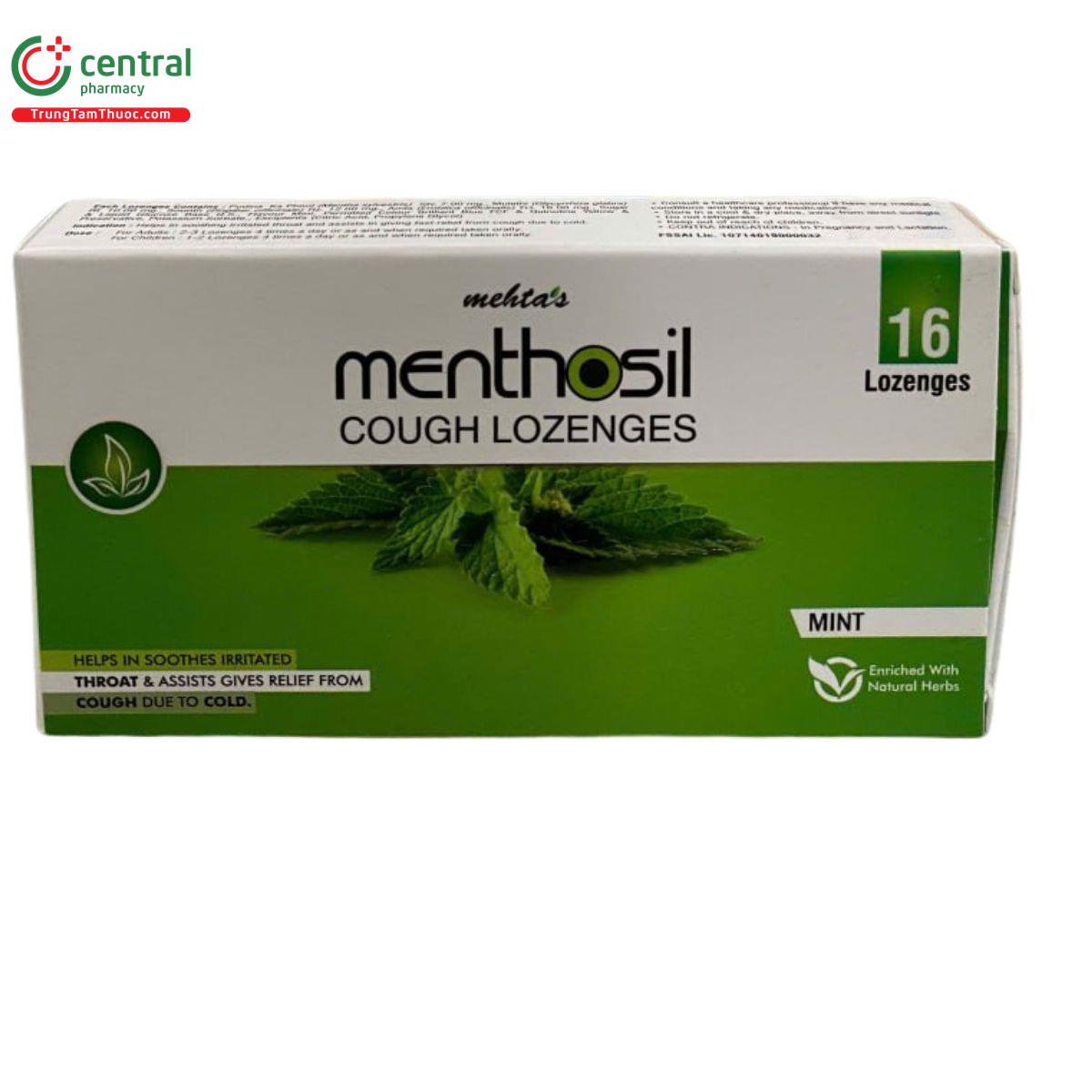 menthosil cough lozenges mint 1 L4462