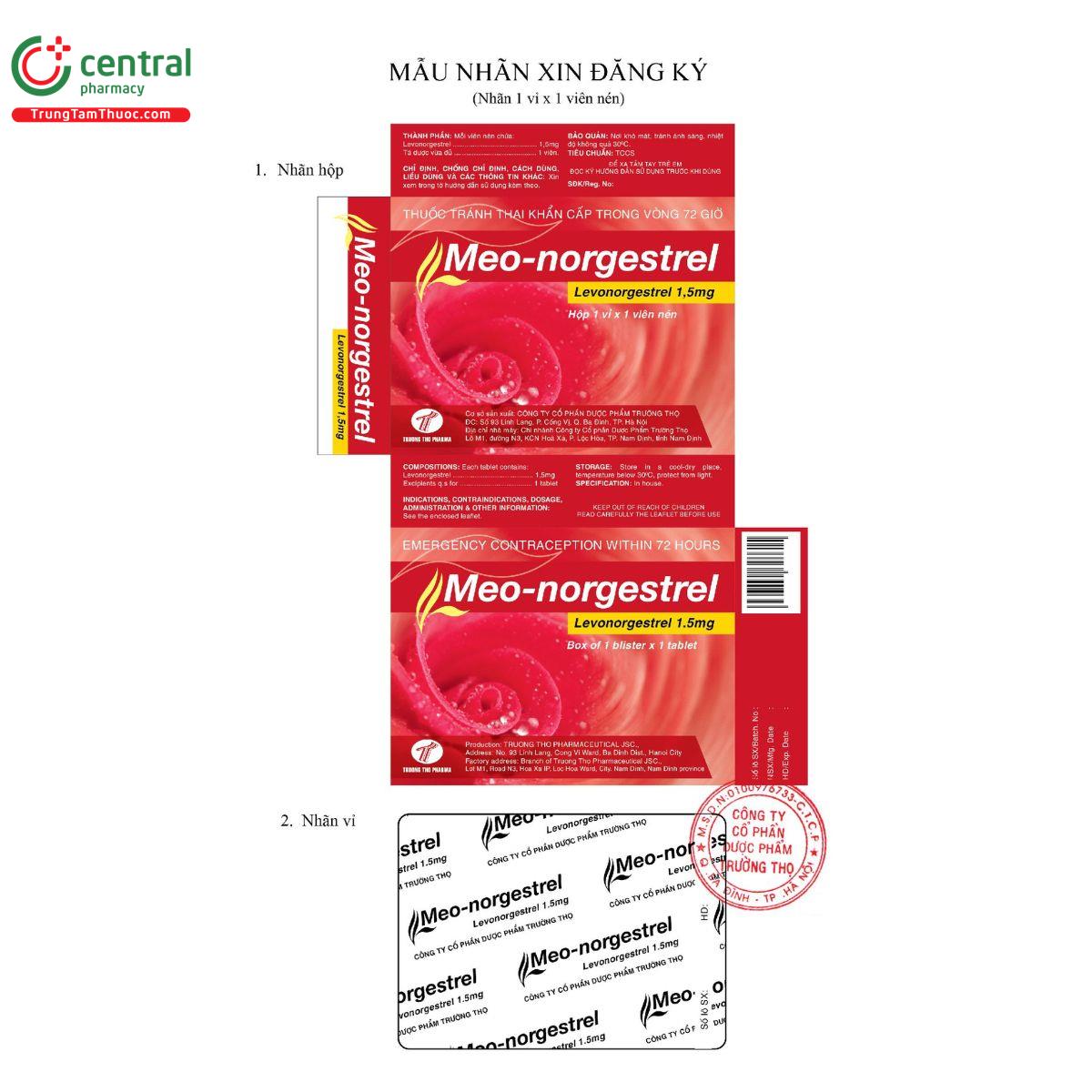 meo norgestrel 2 U8787 meo norgestrel 2 U8787