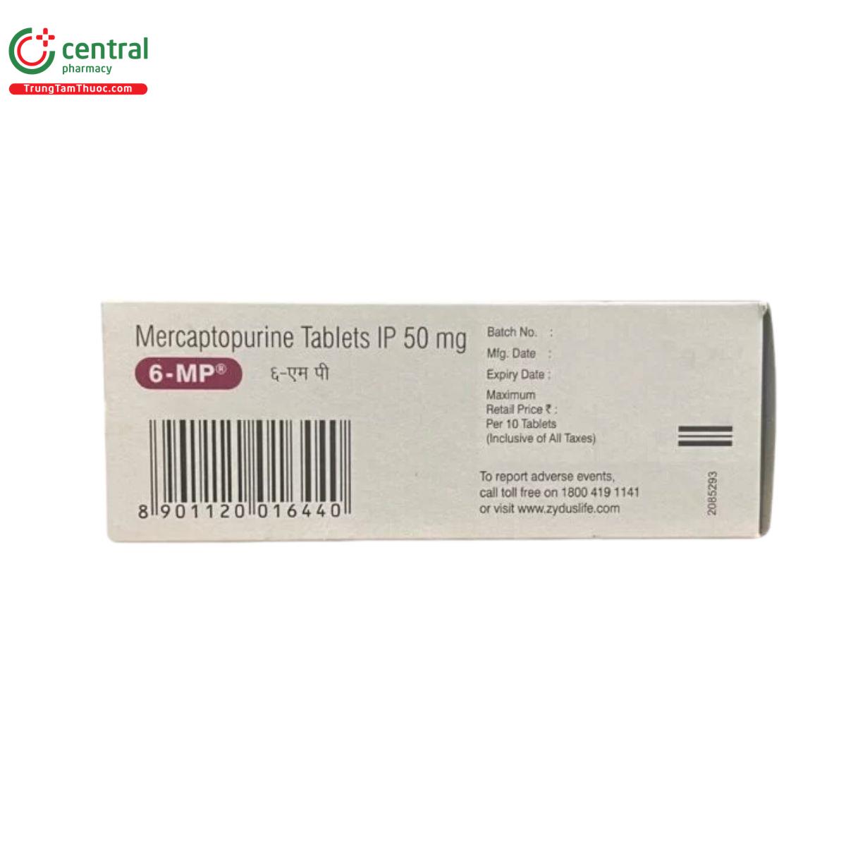 mercaptopurine tablets ip 50mg zydusa 5 D1718