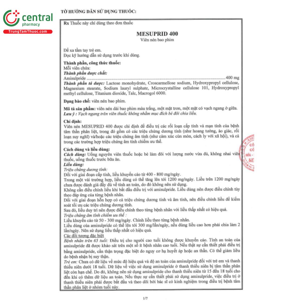 mesuprid 400mg 4 F2188