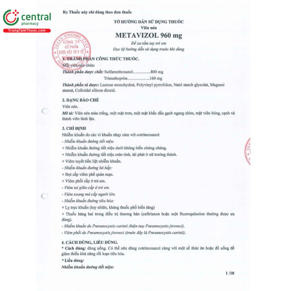 metavizol 960mg 3 N5281 metavizol 960mg 3 N5281