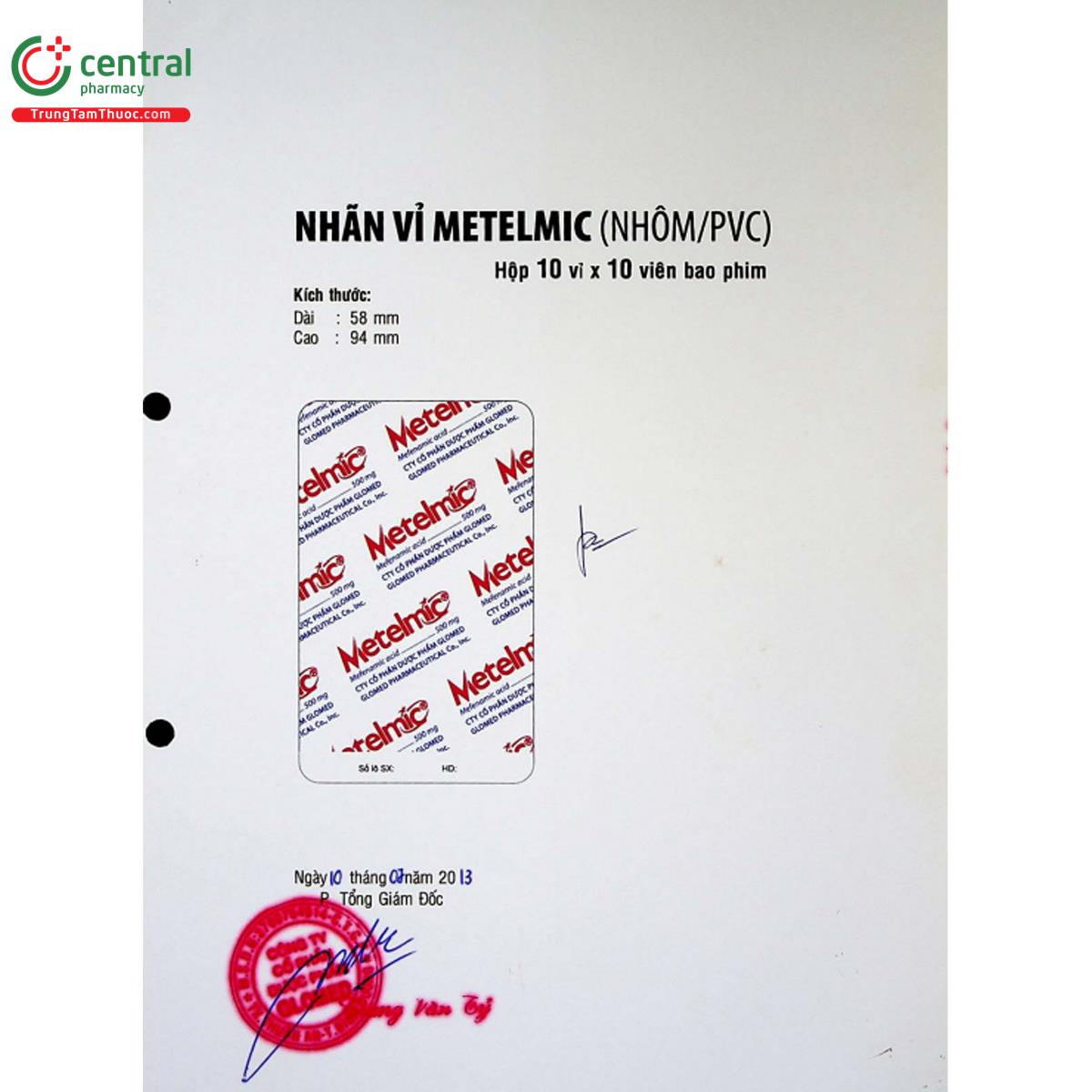metelmic 500mg 5 A0782 metelmic 500mg 5 A0782