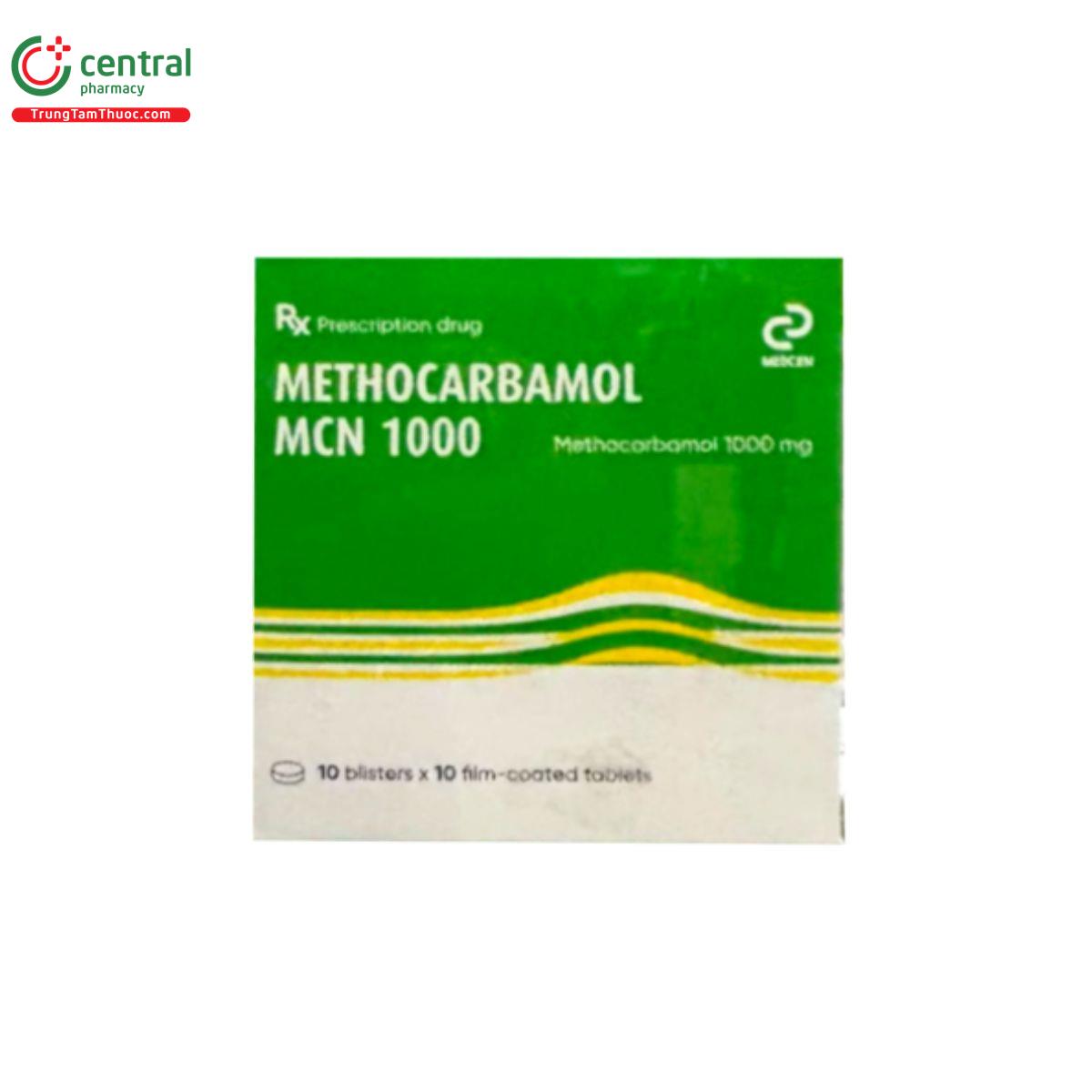 methocarbamol mcn 1000 2 B0164 methocarbamol mcn 1000 2 B0164