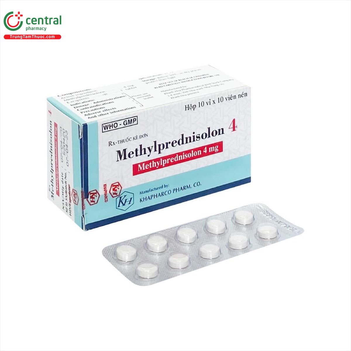methylprednisolon 4mg kharphaco 2 G2504
