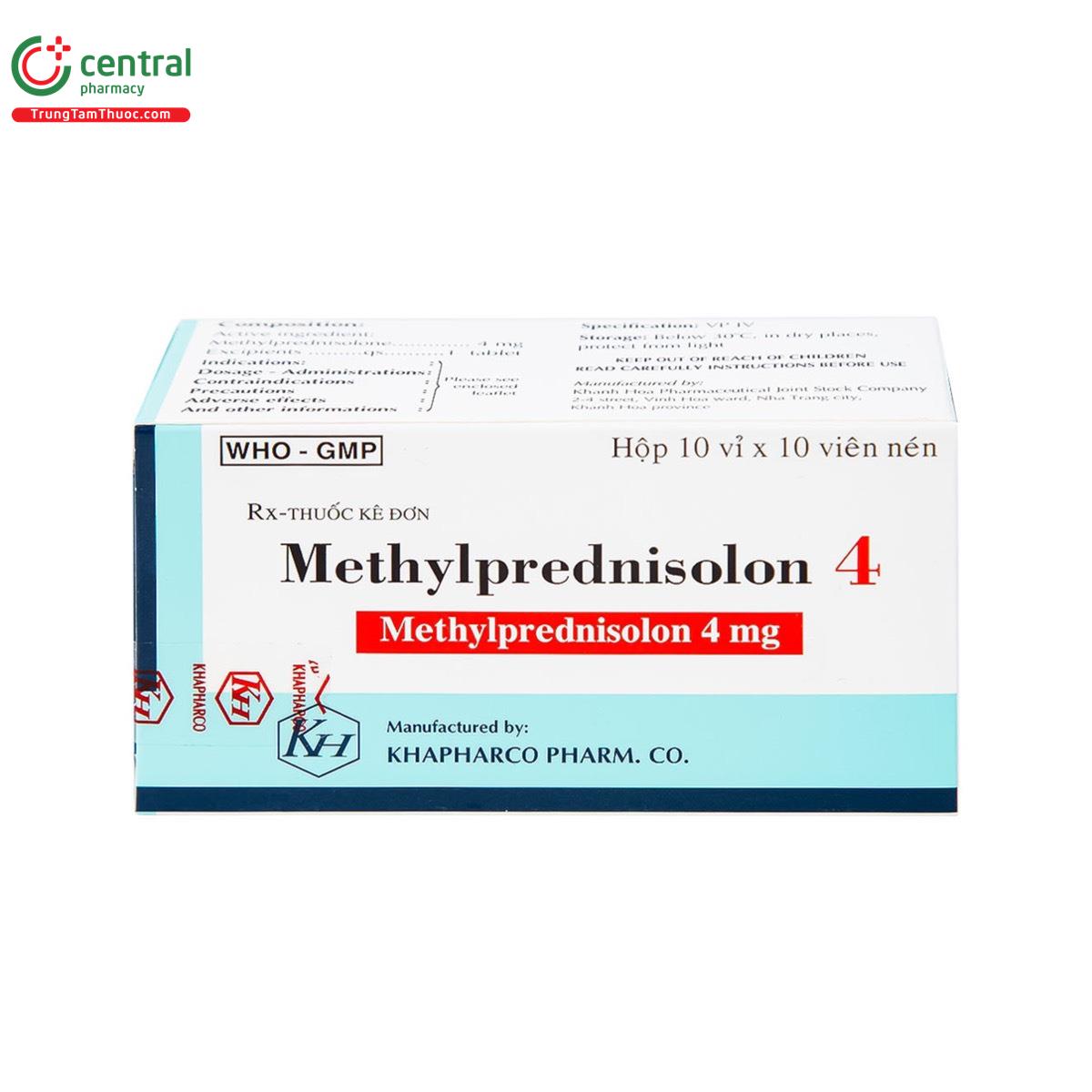 methylprednisolon 4mg kharphaco 3 M5253