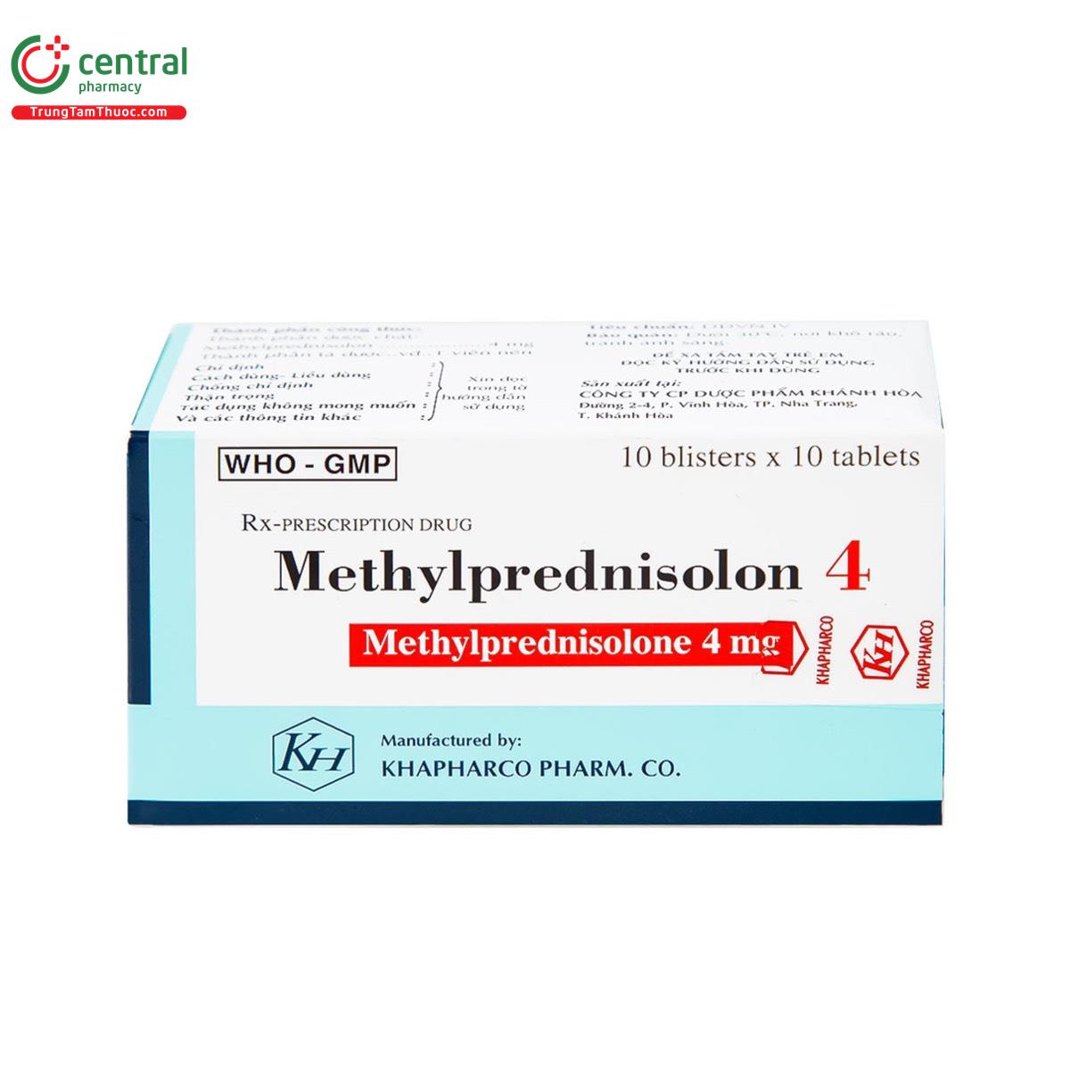 methylprednisolon 4mg kharphaco 4 N5746