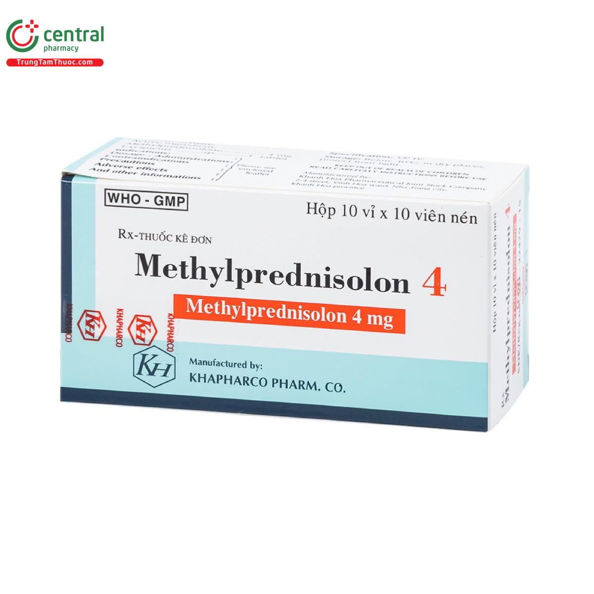 methylprednisolon 4mg kharphaco 6 N5437