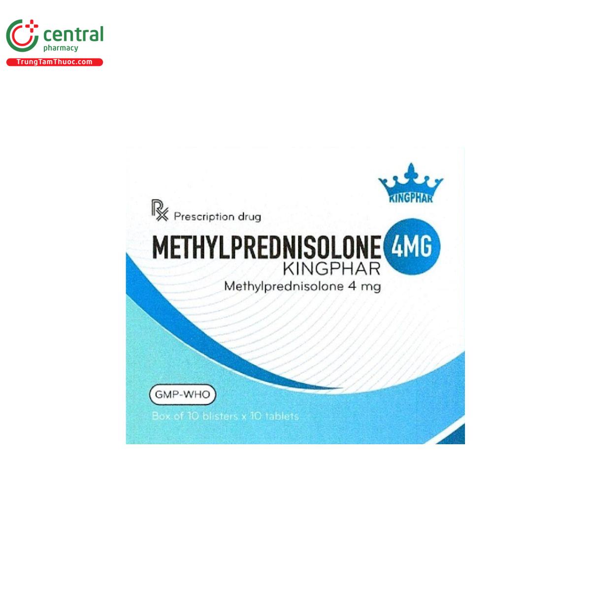 methylprednisolone 4mg kingphar 1 O5732