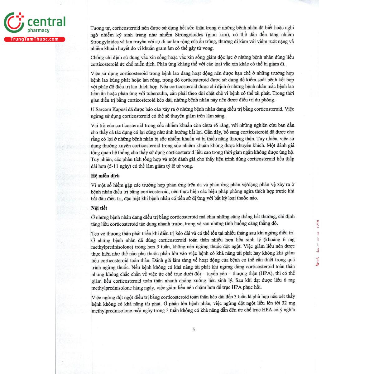 methylprednisolone 4mg kingphar 8 H2007