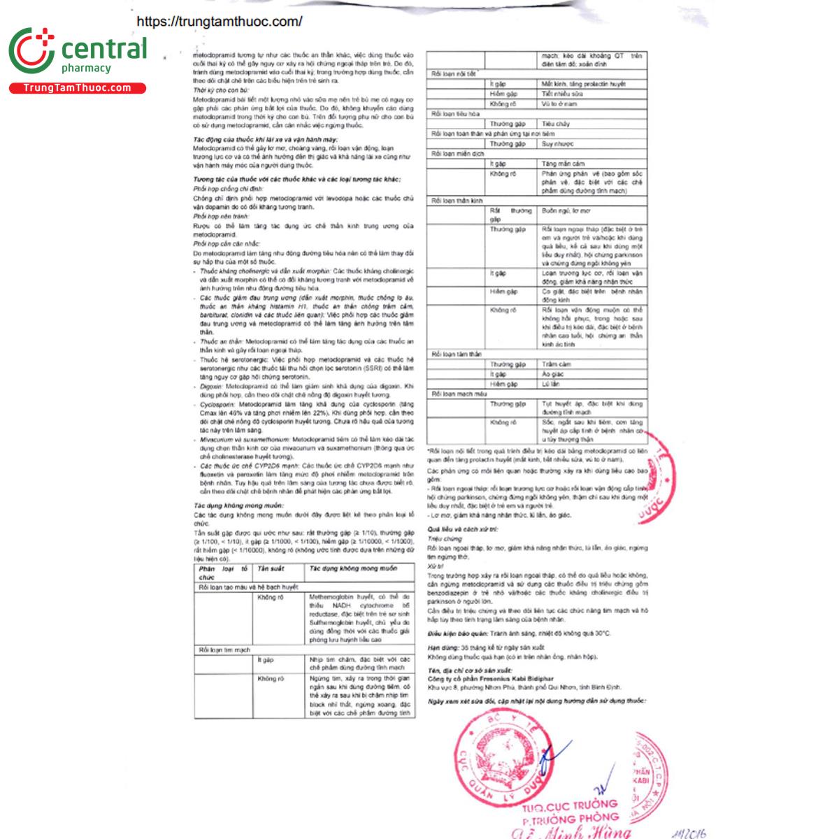 metoclopramid kabi 10mg 8 R7320