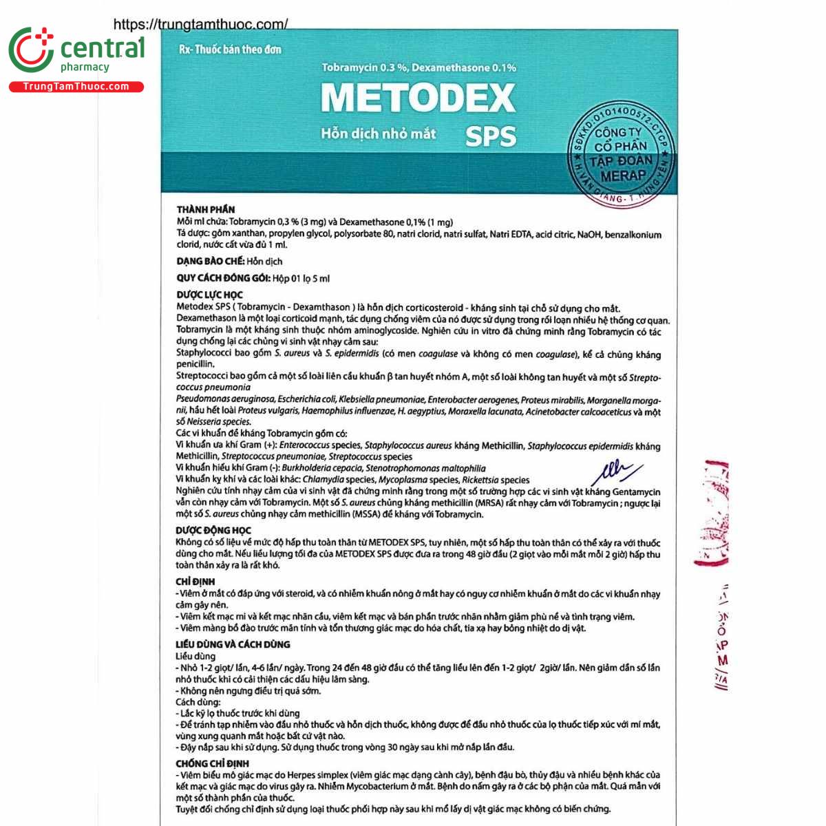 metodex sps 7ml 9 T8170