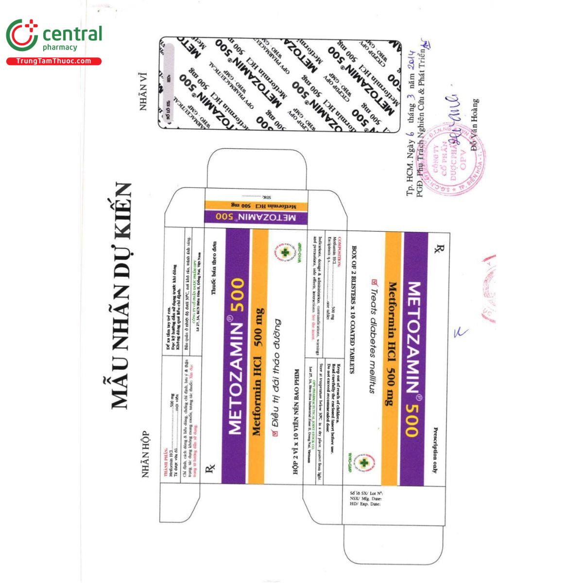 metozamin 500 4 R6181 metozamin 500 4 R6181