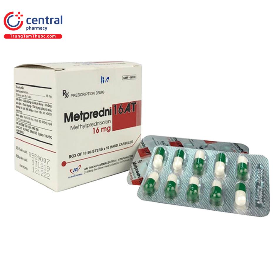 Metpredni 16 A.T: Thuốc chống viêm chống dị ứng và ức chế miễn dịch