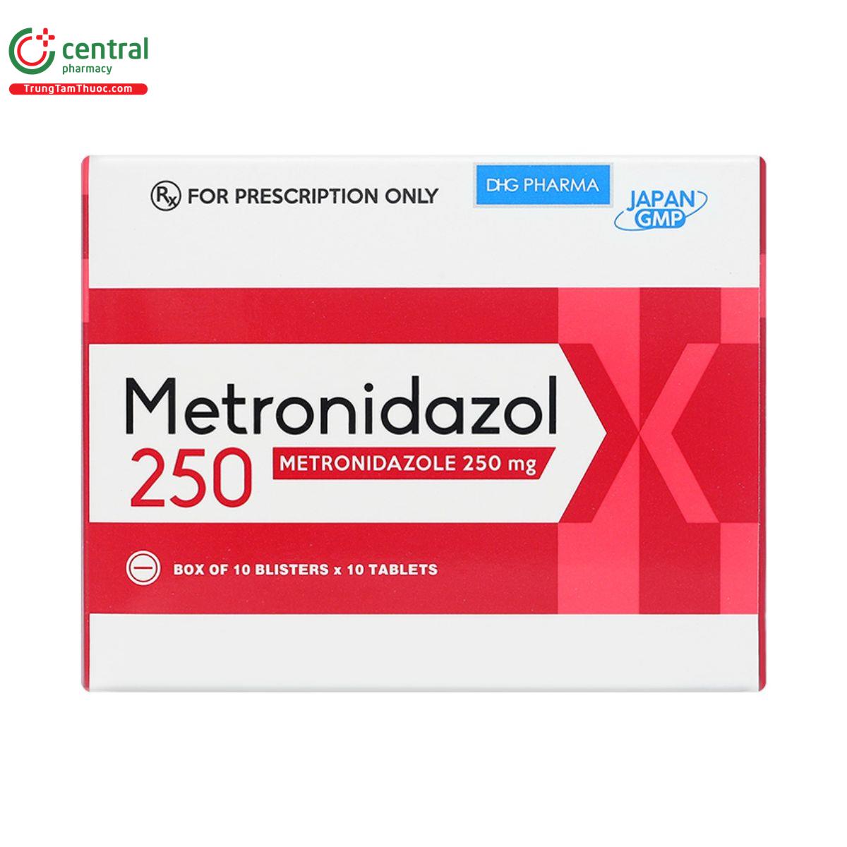 metronidazol 250 mg dhg 2 O5635