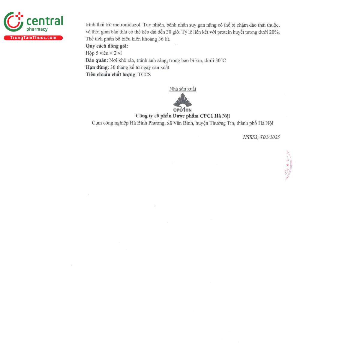 metronidazol sup 1000 10 L4870 metronidazol sup 1000 10 L4870