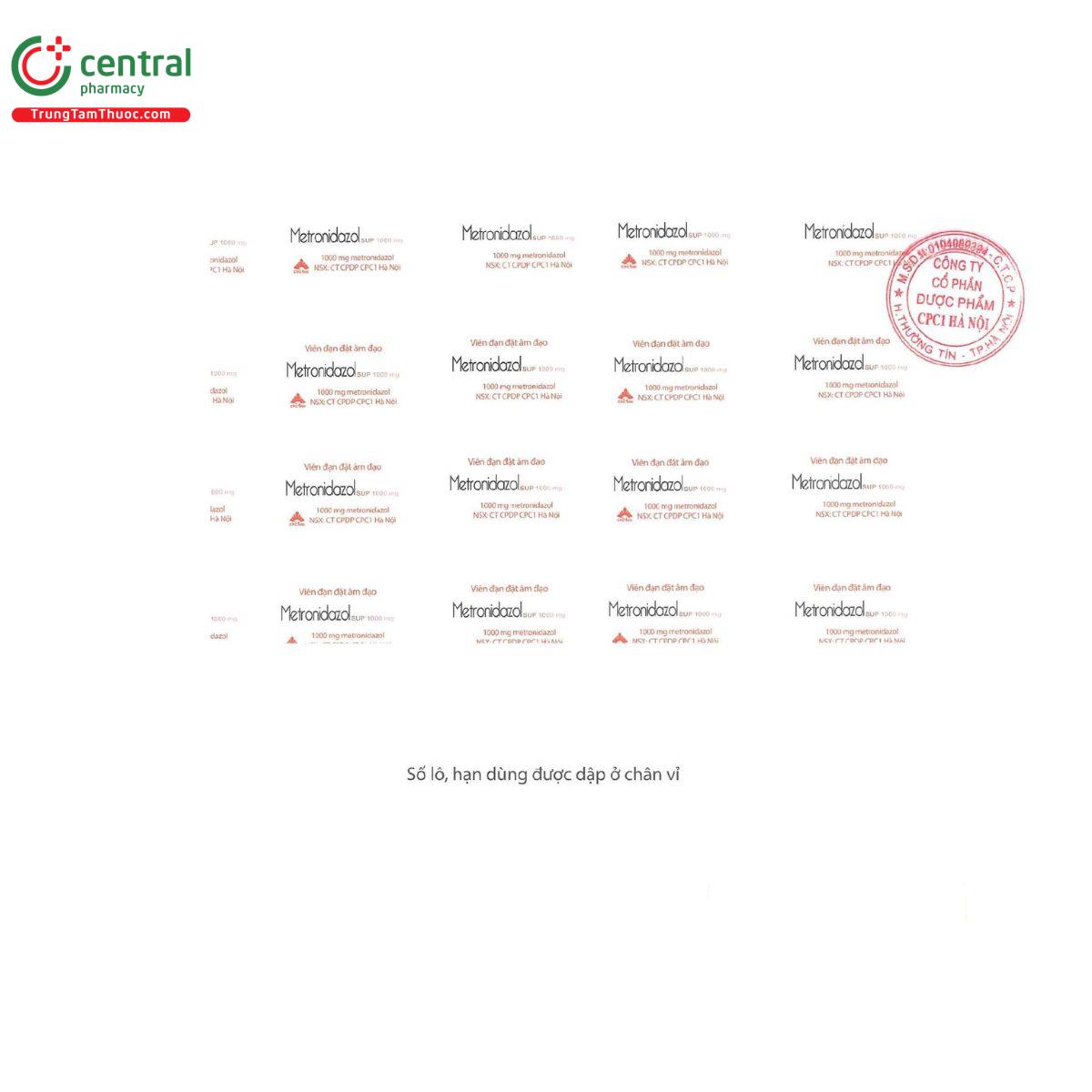 metronidazol sup 1000 3 N5647 metronidazol sup 1000 3 N5647