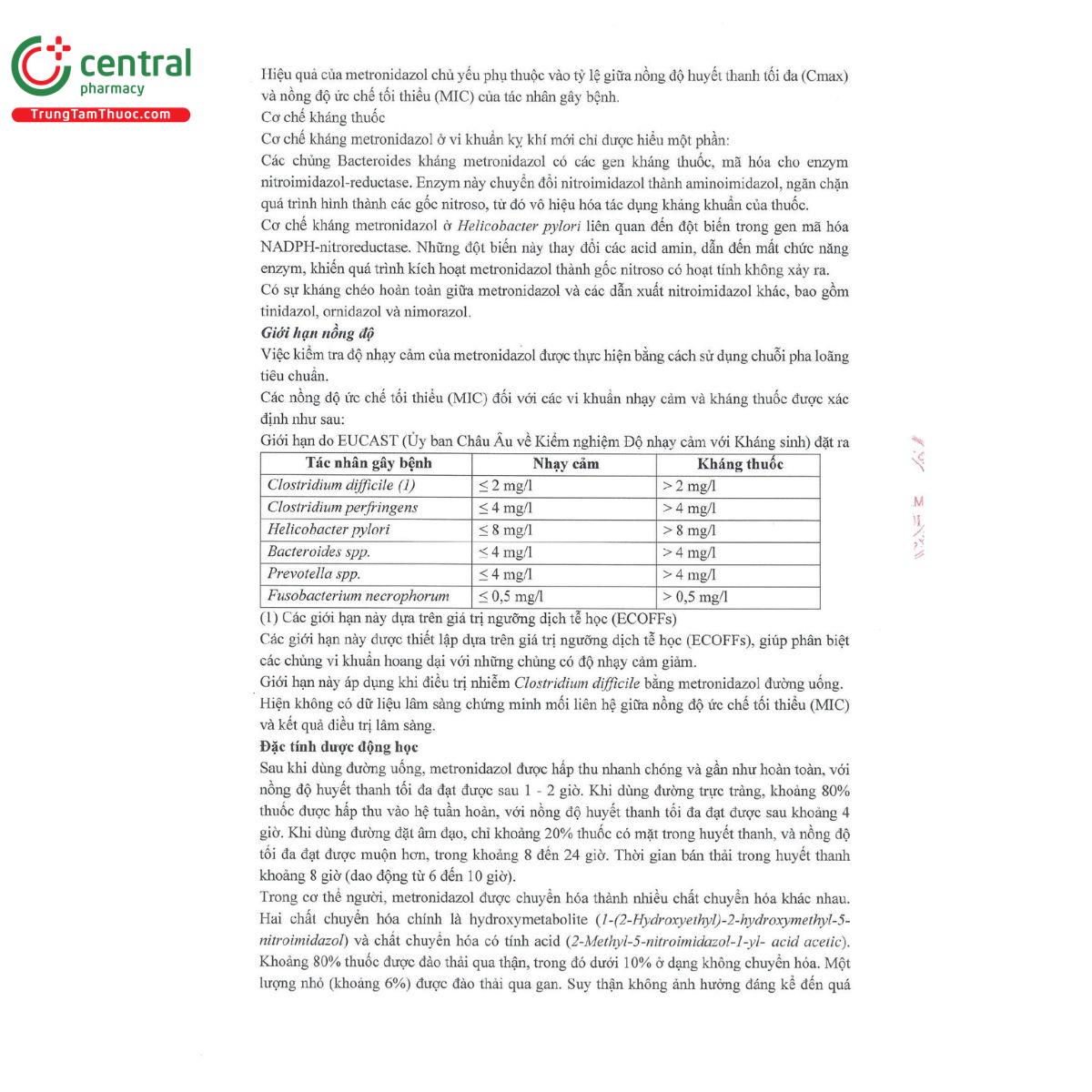 metronidazol sup 1000 9 R7516 metronidazol sup 1000 9 R7516